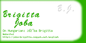 brigitta joba business card